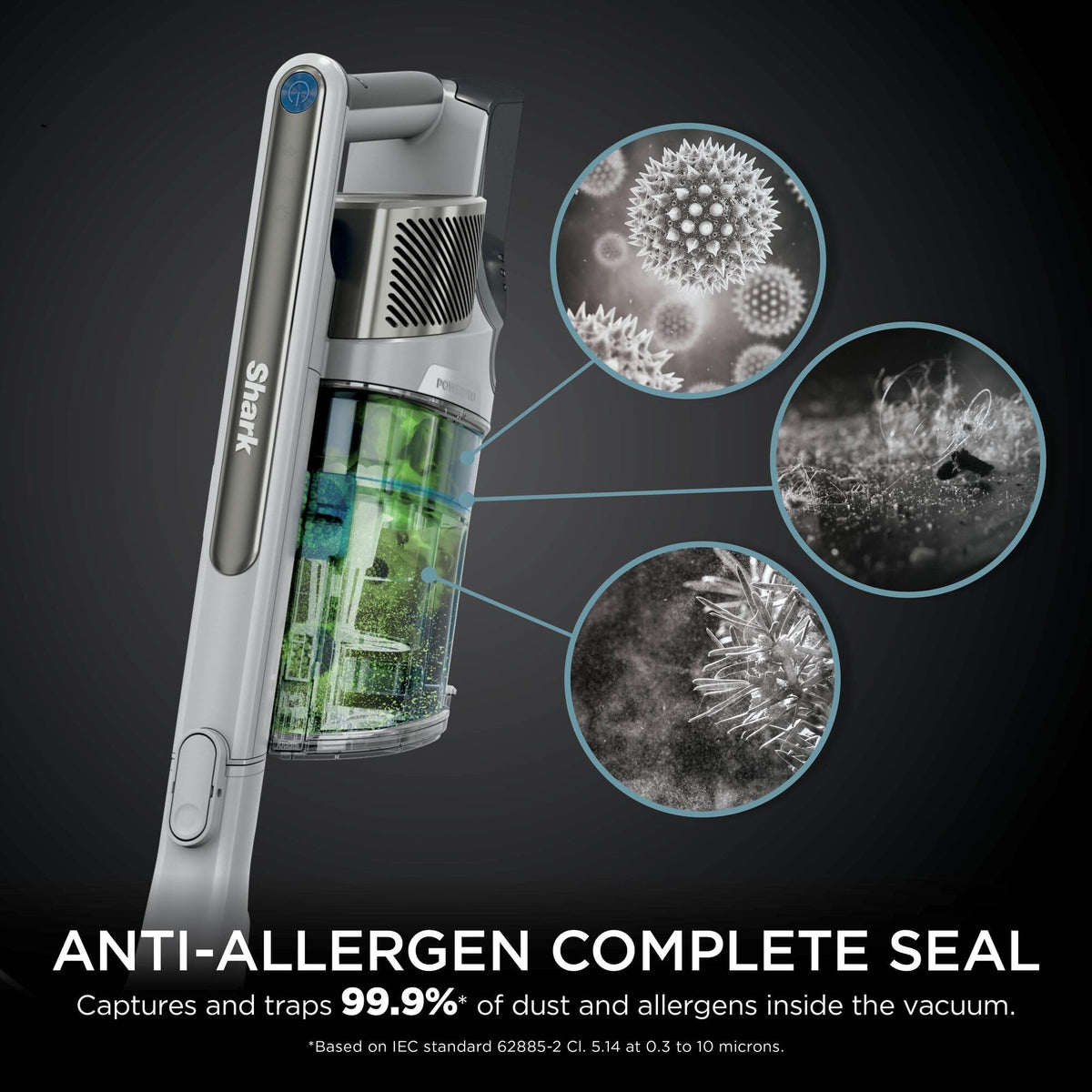 Shark PowerPro Pet Cordless Stick Vacuum Cleaner, Lightweight, Floor Detect Technology, Anti-Hair Wrap Technology