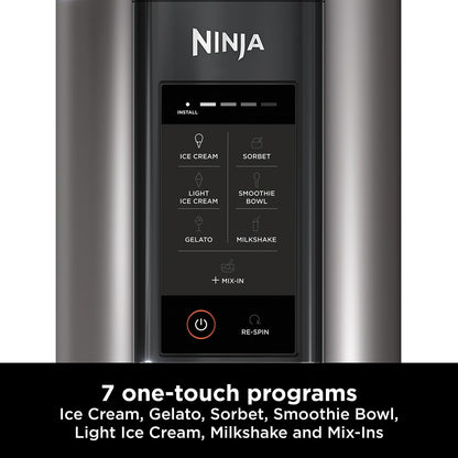 Ninja CREAMi Ice Cream Maker & Frozen Dessert Maker with 3 Tubs, 7 Programs, Makes Ice Cream, Gelato, Sorbet