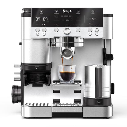 Ninja Luxe Premier 3-in-1 Coffee Machine, Latte, Cappuccino, Cold Brew & Espresso Maker With Built in Bean Grinder & Milk Frother