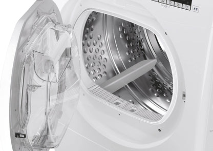 Hoover HLEC10DE H-Dry 300, 10kg, Condenser Tumble Dryer, Aquavision, White, Sensor Dry, NFC