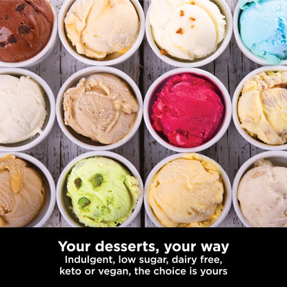 Ninja CREAMi Ice Cream Maker & Frozen Dessert Maker with 3 Tubs, 7 Programs, Makes Ice Cream, Gelato, Sorbet