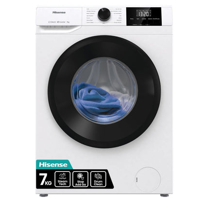 Hisense WF1G7021BW Freestanding 7 KG-Front Load Durable Inverter Washing Machine, Steam Wash-Quick Wash-15