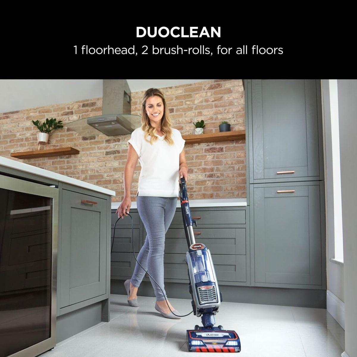 Shark Corded Upright Vacuum Cleaner,0.83L with Anti Hair Wrap Technology & DuoClean, Pet Model, Powered Lift-Away, LED Headlights