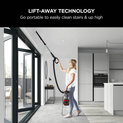 Shark Corded Upright Vacuum Cleaner 1.1L with Lift-Away Technology, Pet Model, LED Headlights, Anti-Allergen, 8m Cord, 750W, Pet