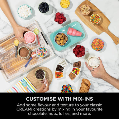 Ninja CREAMi Scoop and Swirl Soft Serve and Ice Cream Maker with 2x Tubs, 13 Functions, Makes Ice Cream, Soft Serve